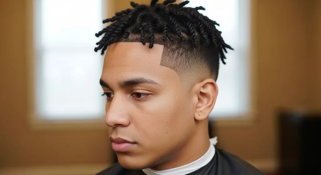 Stylish low taper with sponge twists and sharp edges