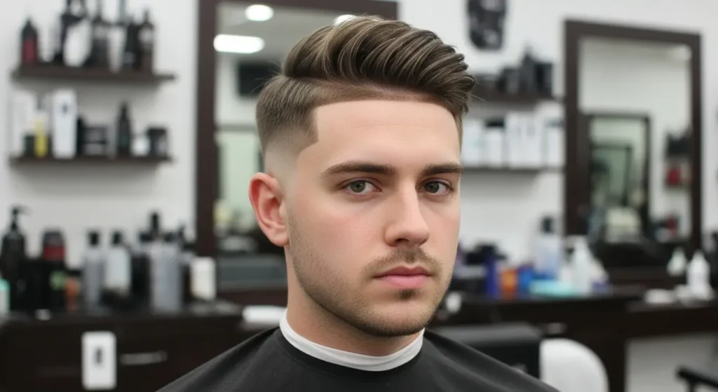 Clean Low Taper Fade with Line‑Up