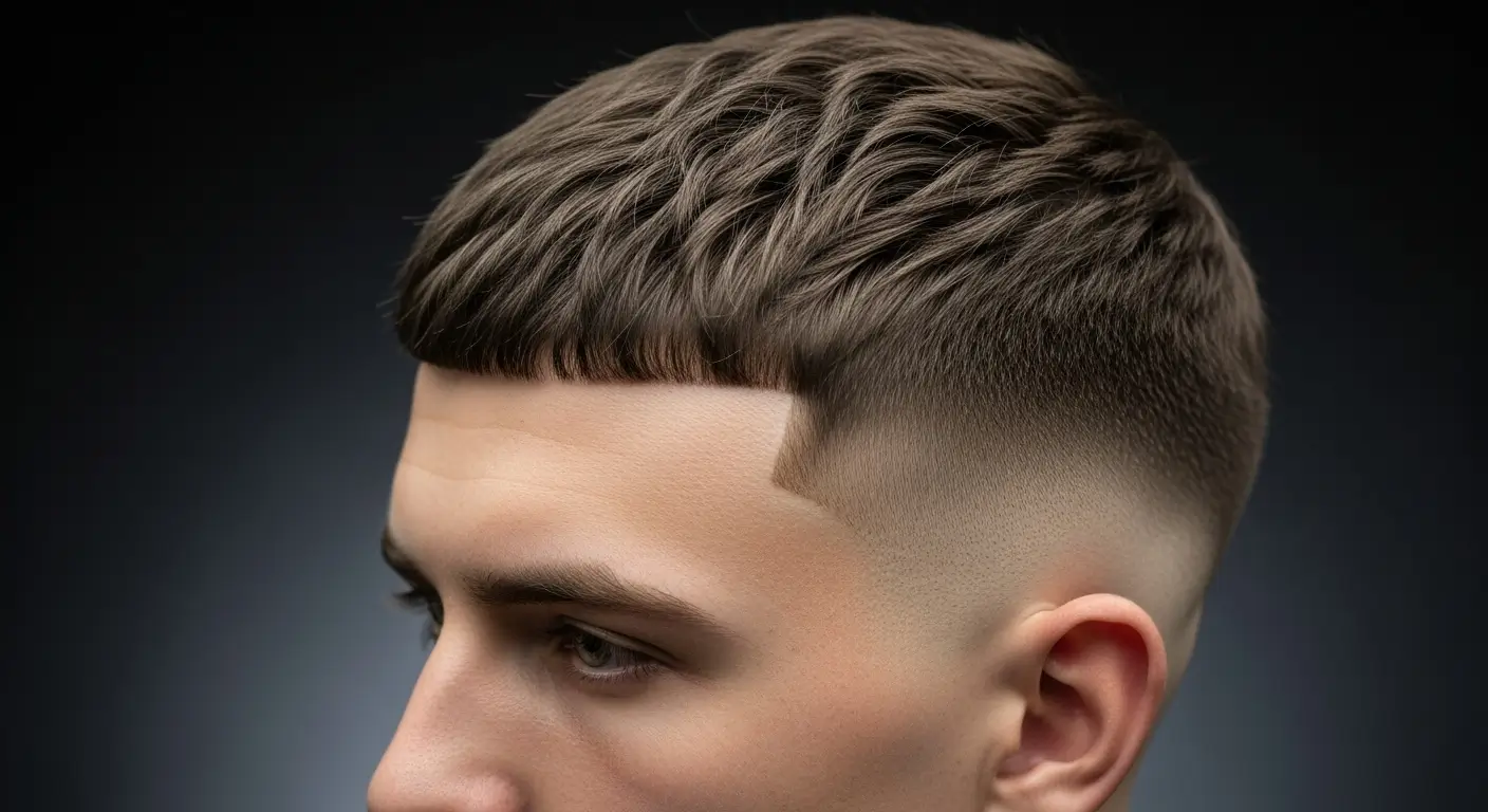 Short hair low taper fade with sharp clean finish