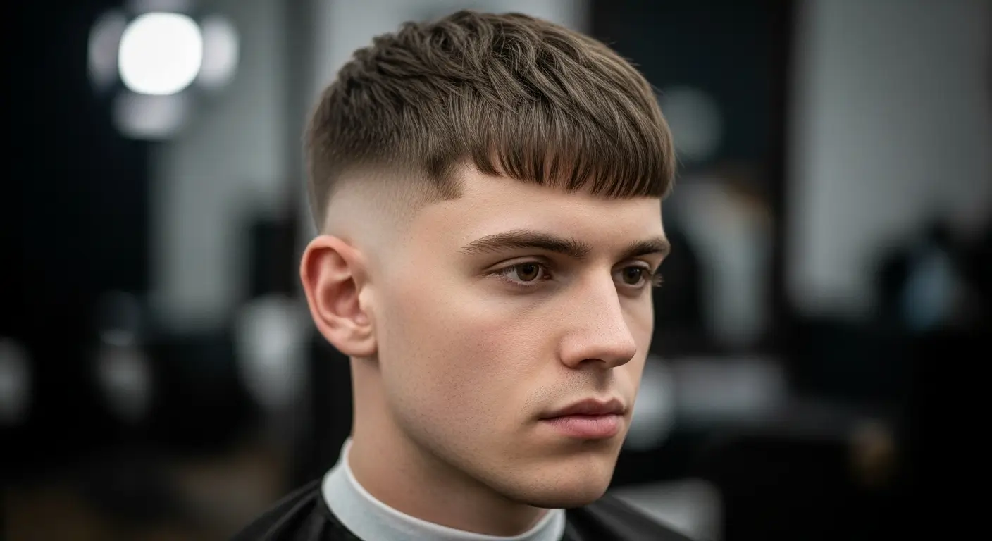 Modern low taper fringe with textured front