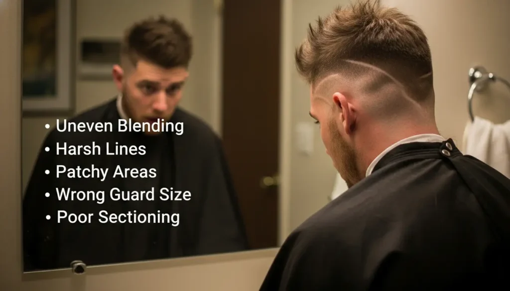 Choosing a taper that’s too high for your face shape