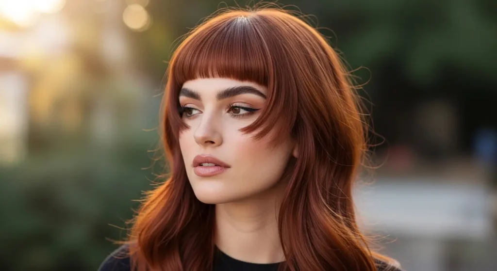 Textured disconnected fringe with bold look