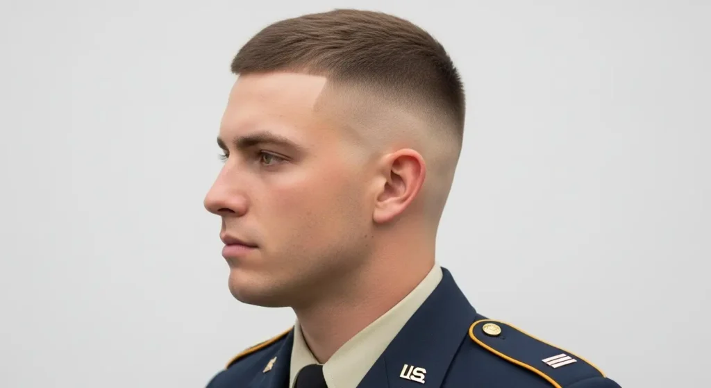 Military-Inspired Guard Buzz Fade