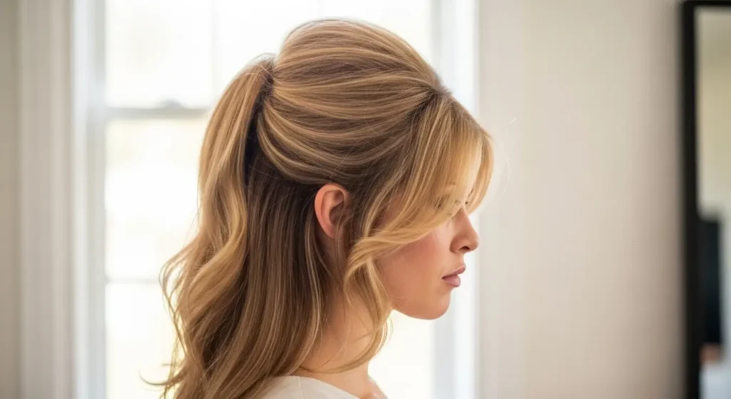 Classic 60s Bardot hairstyle