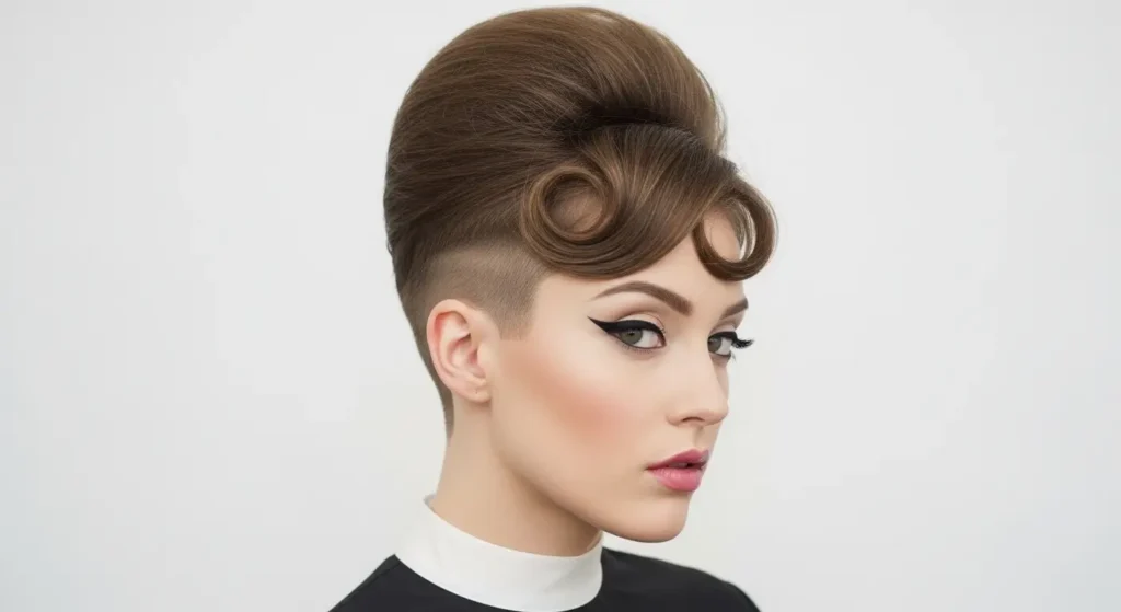 The Beehive 1960s hairstyle