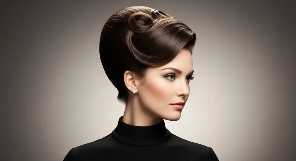 1960s elegant French twist