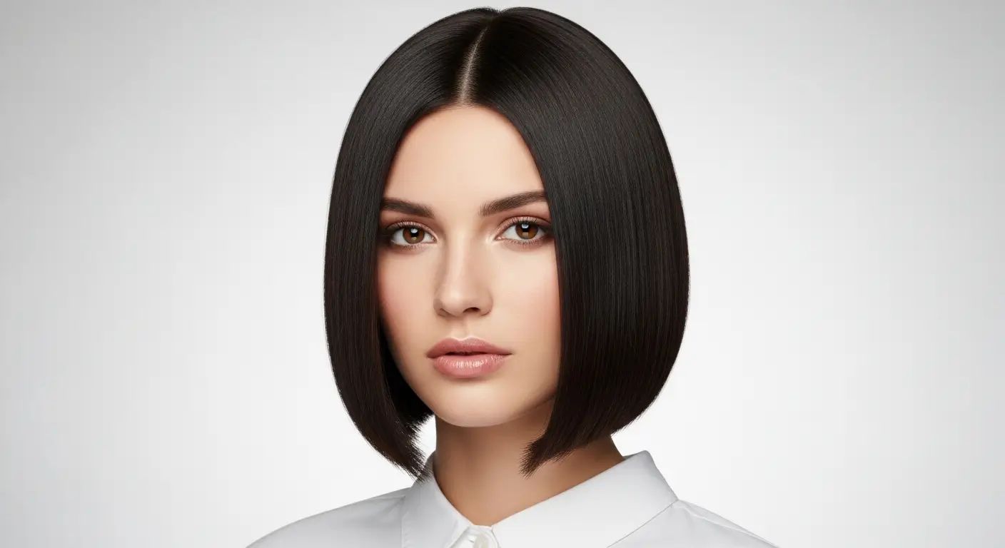Trendy classic bob haircut for women