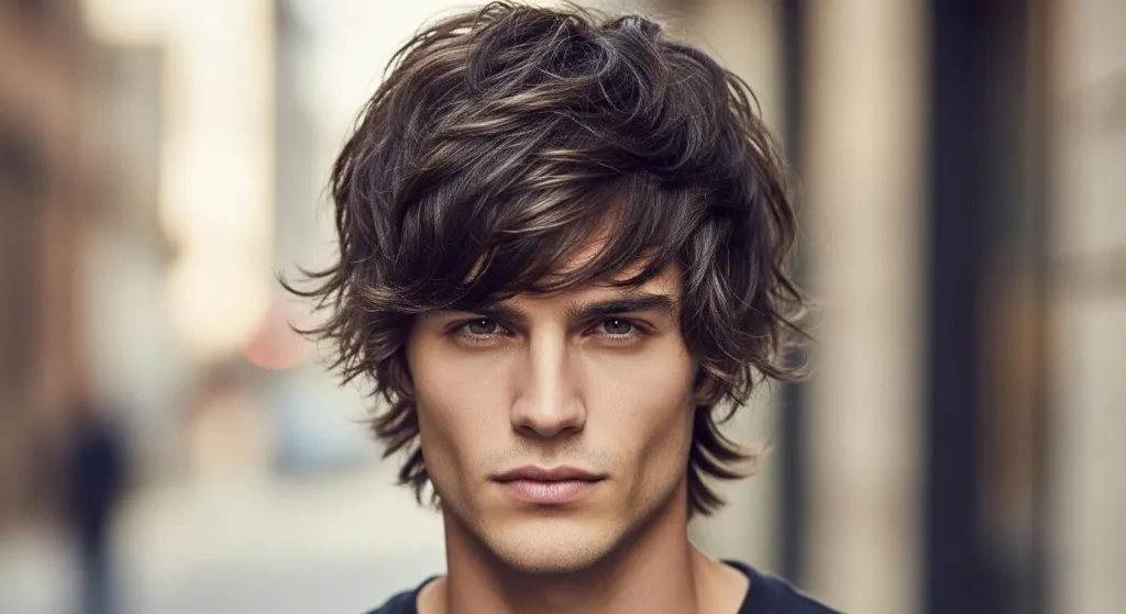 Classic Masculine Wolf Cut