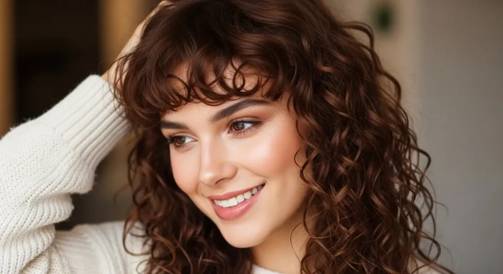 Stylish Curly Fringe for Women