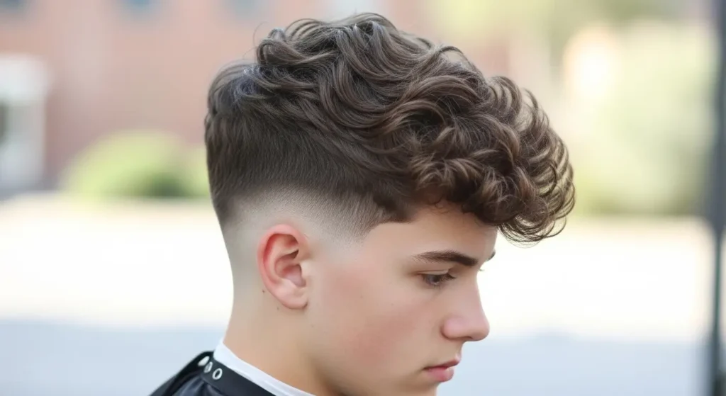 High top fade hairstyle