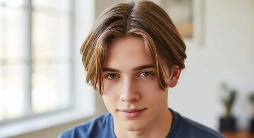 Classic curtains hairstyle for men