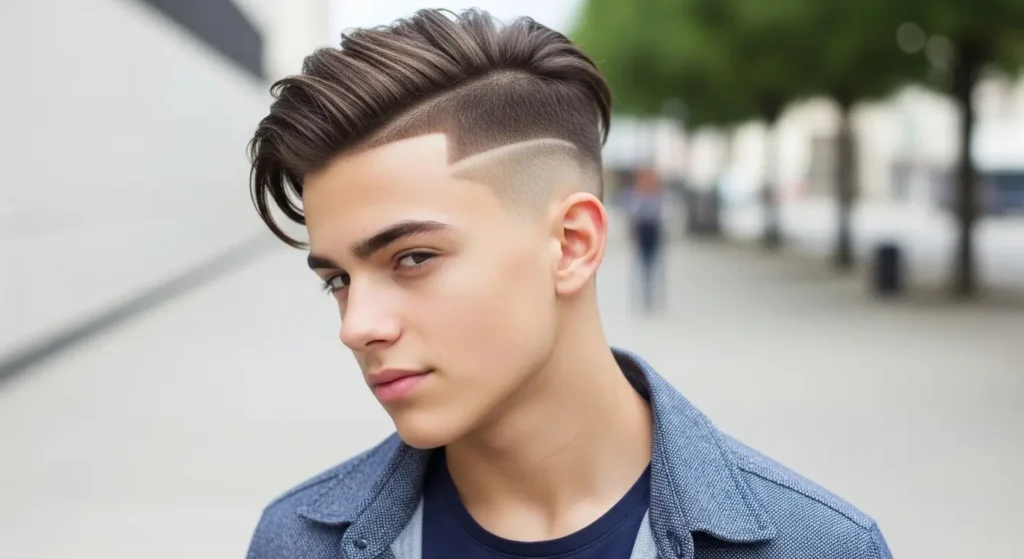 Textured disconnected undercut