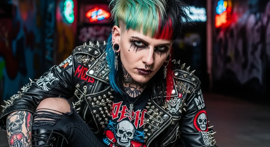 Edgy Punk Masculine Wolf Cut
