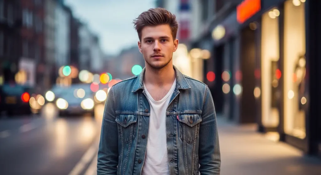 Stylish short messy haircut