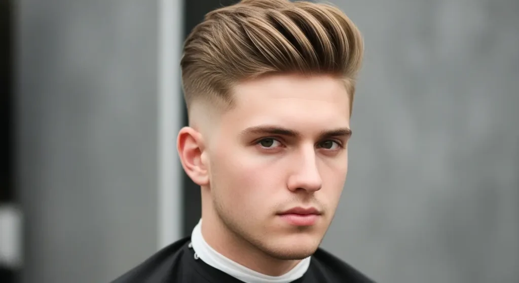 Textured brush up with skin fade