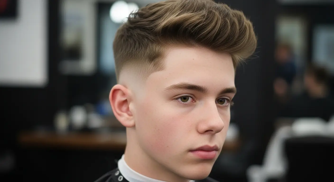 Stylish white boy haircut ideas