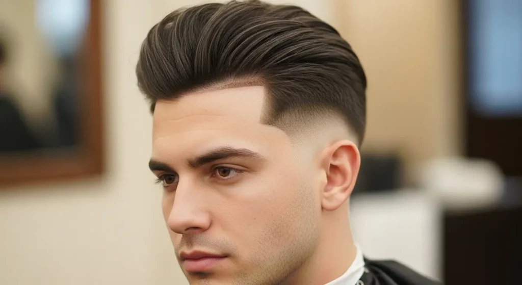 Stylish flow haircut men