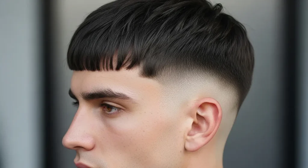 Short French crop haircut