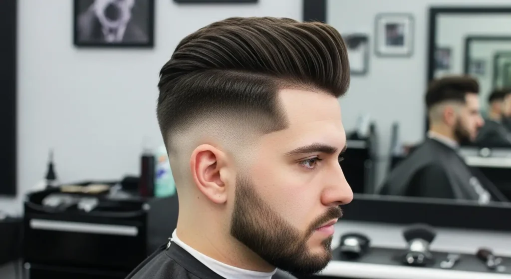 Classic high fade haircut