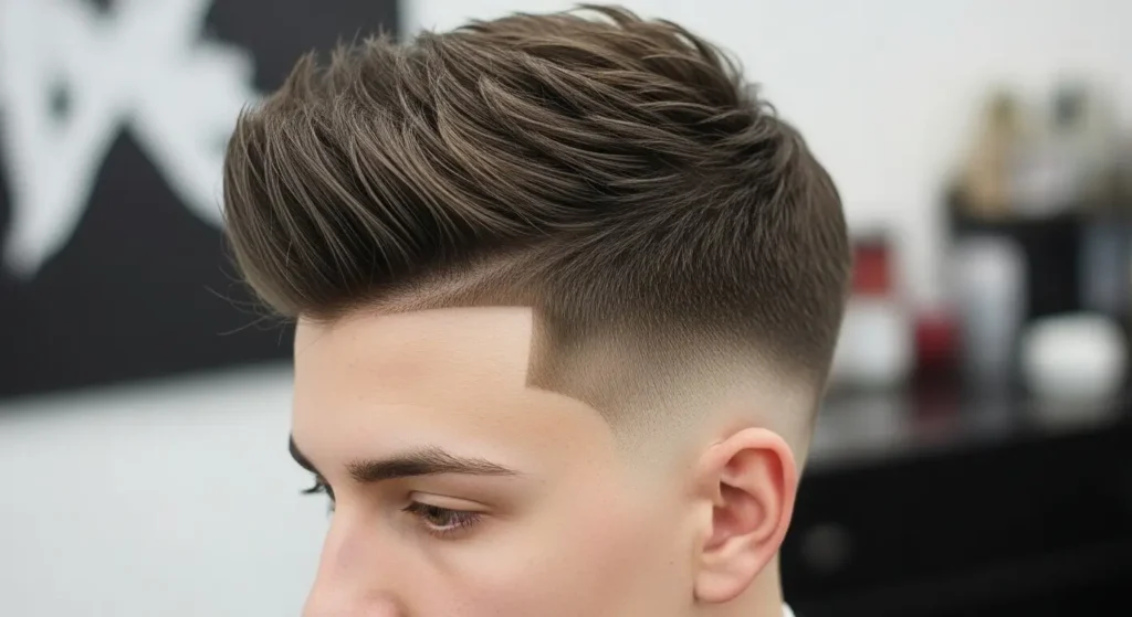 Stylish medium spikes hair men